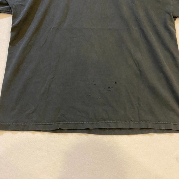 Y2K Deep Roots Tshirt Mens Size 2XL Black Fade Tshirt DISTRESSED - Picture 5 of 7